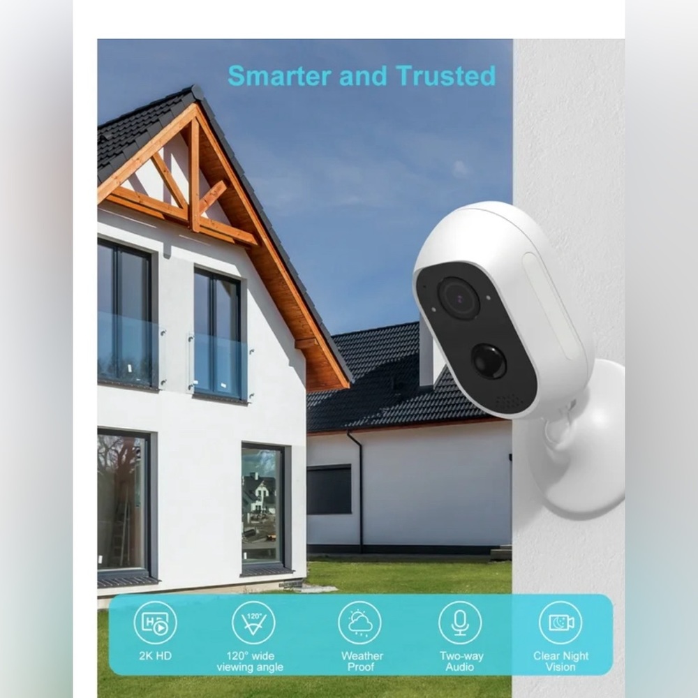 TOPVISION 2K Security Camera Wireless WiFi, Security Cameras